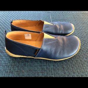 Blue Leather Slip On Shoes (Argentina Brand)